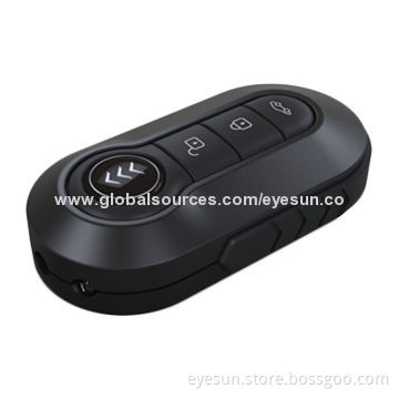 Car Key Camera with Metal Shell, Excellent Workmanship, Built-in 260mAh High-capacity Battery